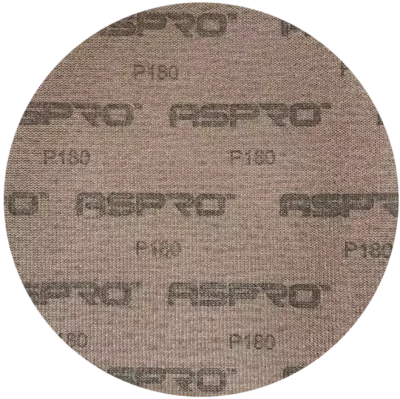 Шлифовальный круг (диск) на сетчатой основе ASPRO D225 мм, P180